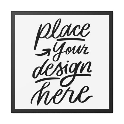 Customizable Framed Poster