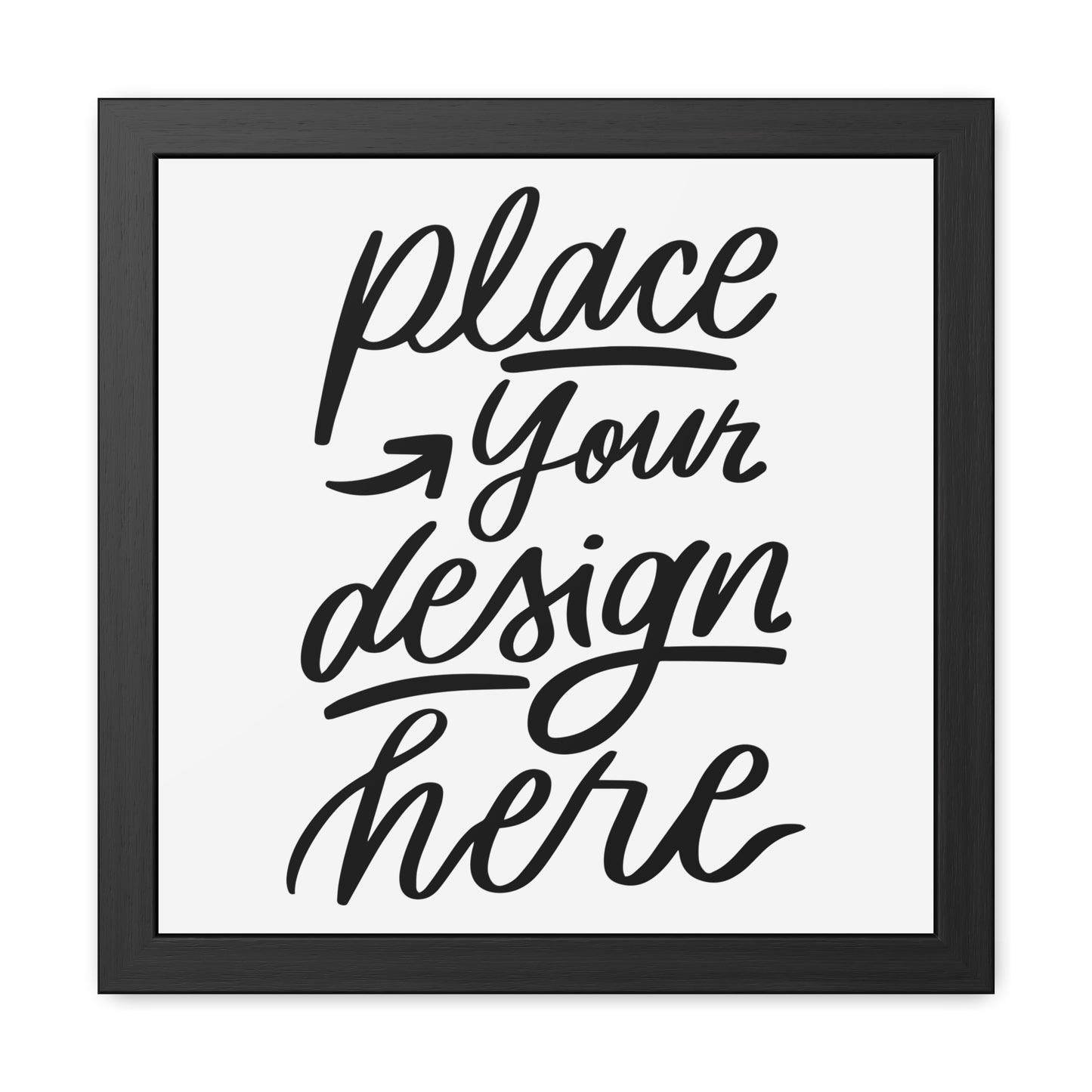 Customizable Framed Poster