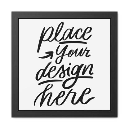 Customizable Framed Poster