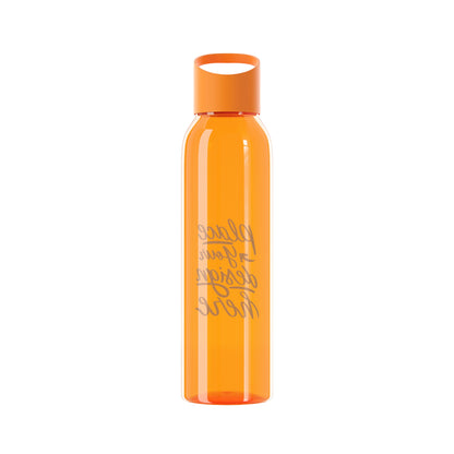 Customizable Sky Water Bottle — Clear 24oz Reusable Bottle