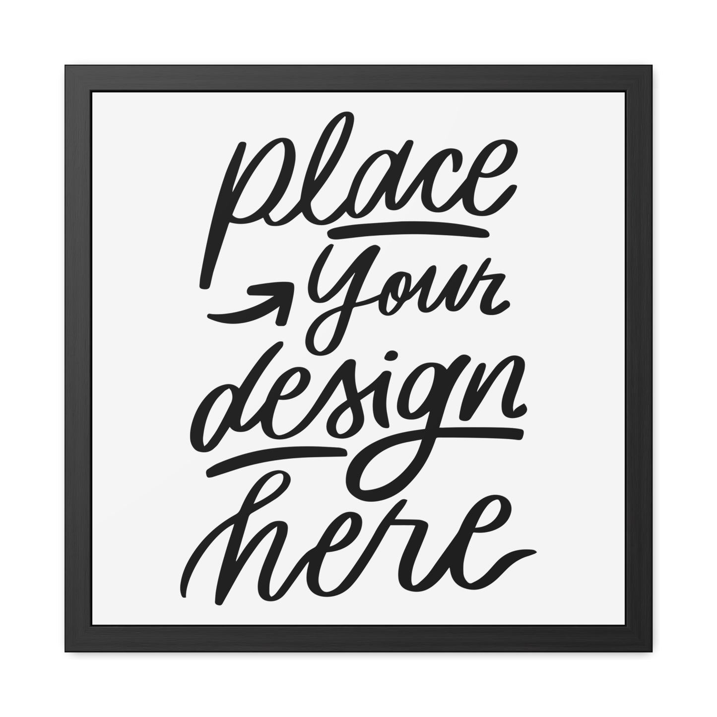 Customizable Framed Poster