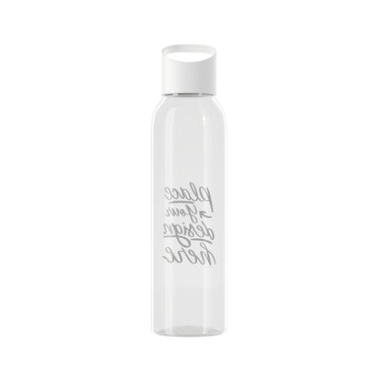 Customizable Sky Water Bottle — Clear 24oz Reusable Bottle